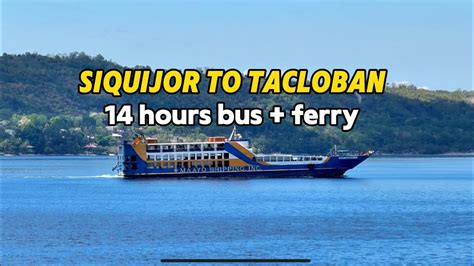 How to get from Tacloban to Bicol by bus, ferry, car ferry.